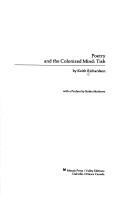 Poetry and the colonized mind by Richardson, Keith