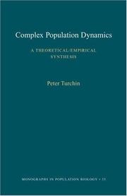 Cover of: Complex Population Dynamics by Peter Turchin