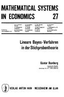Cover of: Lineare Bayes-Verfahren in der Stichprobentheorie