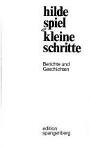 Cover of: Kleine Schritte by Hilde Spiel