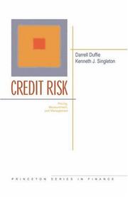 Cover of: Credit Risk: Pricing, Measurement, and Management (Princeton Series in Finance)