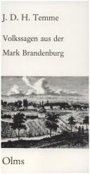 Cover of: Volkssagen aus der Mark Brandenburg