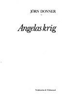 Cover of: Angelas krig: [roman]