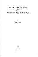 Basic problems of neurolinguistics by Alexander Luria