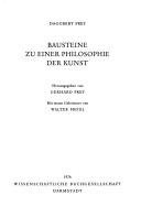 Cover of: Bausteine zu einer Philosophie der Kunst