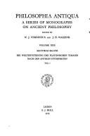 Cover of: Die Weltentstehung des Platonischen Timaios nach den antiken Interpreten