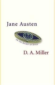 Cover of: Jane Austen, or, The secret of style