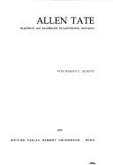 Cover of: Allen Tate: Tradition als Bauprinzip dualistischen Dichtens