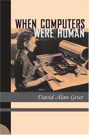 Cover of: When Computers Were Human by David Alan Grier