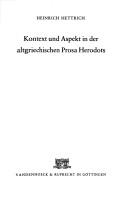 Cover of: Kontext und Aspekt in der altgriechischen Prosa Herodots