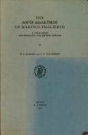 Cover of: The [Logoi didaktikoi] of Marinos Phalieros: a critical edition with introd., notes and index verborum