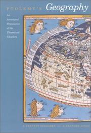 Cover of: Ptolemy's "Geography": An Annotated Translation of the Theoretical Chapters
