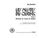 Cover of: musées du Québec
