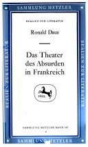 Cover of: Das Theater des Absurden in Frankreich