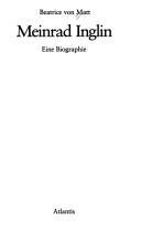 Cover of: Meinrad Inglin: eine Biographie