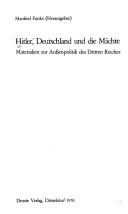 Cover of: Hitler, Deutschland und die Mächte: Materialien zurAussenpolitik des Dritten Reiches