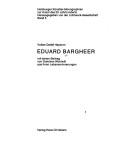 Cover of: Eduard Bargheer