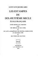 Cover of: Les estampes du dix-huitième siècle: école française by Gustave Bourcard