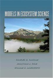 Cover of: Models in Ecosystem Science by 