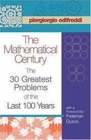 Cover of: The Mathematical Century: The 30 Greatest Problems of the Last 100 Years