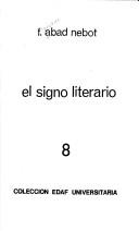 Cover of: El signo literario