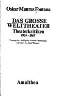 Cover of: Das grosse Welttheater: Theaterkritiken 1909-1967