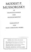 Cover of: Modest P. Mussorgsky in Selbstzeugnissen und Bilddokumenten
