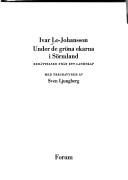 Cover of: Under de gröna ekarna i Sörmland: berättelser från ett landskap