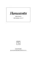 Cover of: Humusavotta: kirjailijan päiväkirja 1974-75