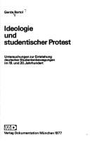 Ideologie und studentischer Protest by Gerda Bartol