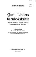 Gurli Linders barnbokskritik by Lena Kåreland