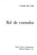 Cover of: Rol de cornudos by Camilo José Cela