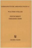 Cover of: Festschrift Theodor Siebs