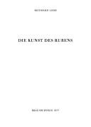 Cover of: Die Kunst des Rubens