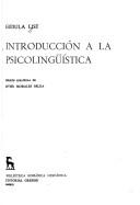 Cover of: Introducción a la psicolingüística