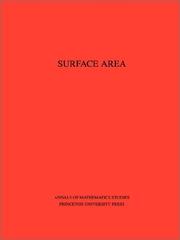 Cover of: Surface Area. (AM-35) (Annals of Mathematics Studies)
