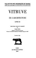 Cover of: De l'architecture by Vitruvius Pollio