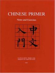 Cover of: Chinese Primer: Notes and Exercises (GR)
