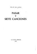 Cover of: Pasar y siete canciones