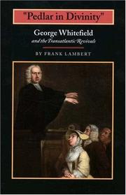 Cover of: "Pedlar in Divinity" by Frank Lambert