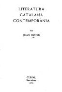 Cover of: Literatura catalana contemporània