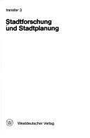Cover of: Stadtforschung und Stadtplanung.