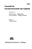 Cover of: Erzählforschung: Theorien, Modelle u. Methoden d. Narrativik : mit e. Ausw.-Bibliogr. zur Erzählforschung