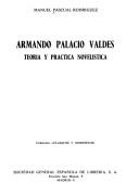 Cover of: Armando Palacio Valdés: teoría y práctica novelística