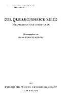 Cover of: Der Dreissigjährige Krieg: Perspektiven u. Strukturen