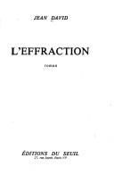 Cover of: effraction: roman