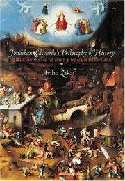 Cover of: Jonathan Edwards's Philosophy of History by Avihu Zakai