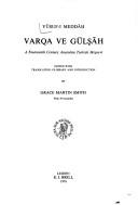 Cover of: Varqa ve Gülşāh by Yūsuf-i Meddāḥ