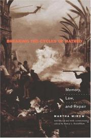 Cover of: Breaking the Cycles of Hatred: Memory, Law, and Repair