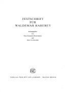 Festschrift für Waldemar Haberey by Waldemar Haberey, Axel von Saldern